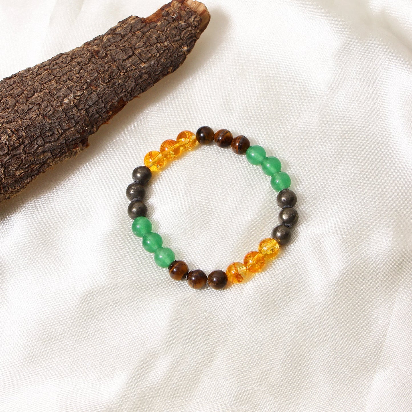 Money Magnet Bracelet with certified stones