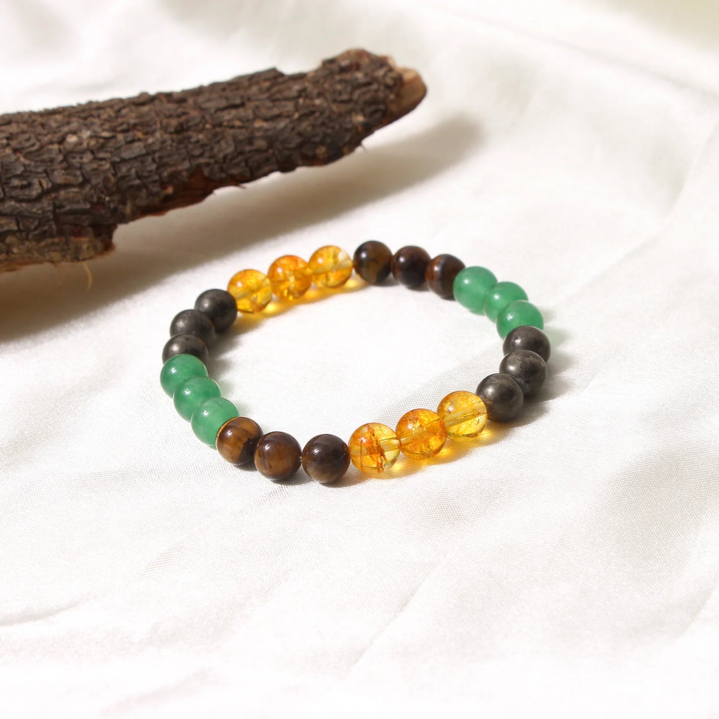 Money Magnet Bracelet with certified stones