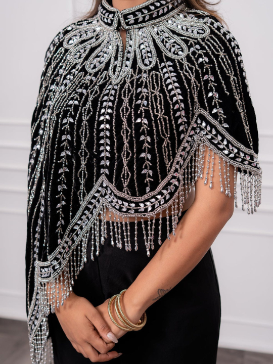 Silver Butterfly Cape