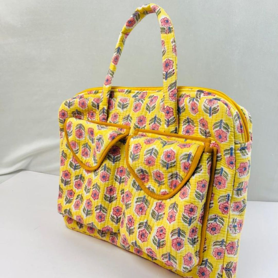 Quilting Handmade Laptop Bag