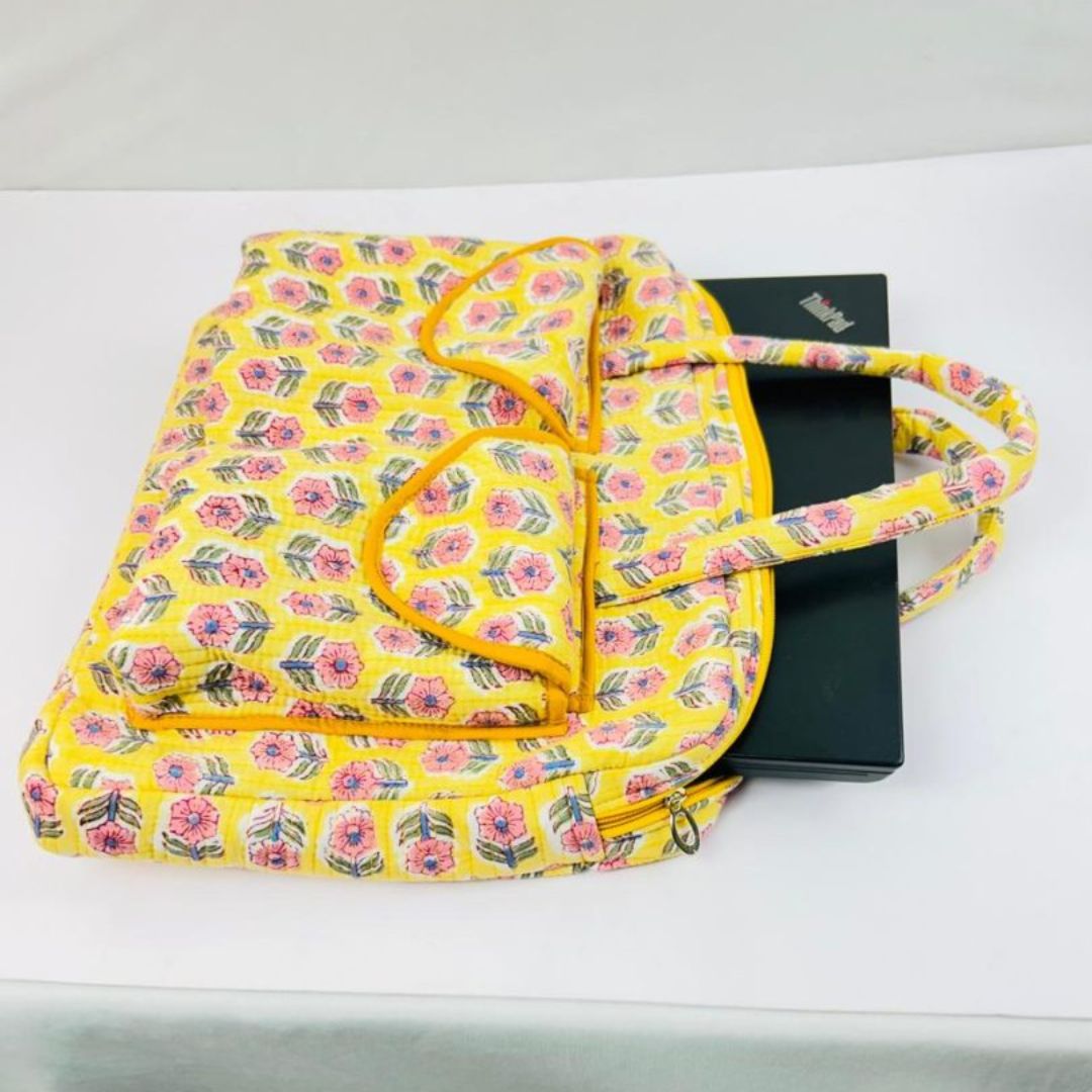 Quilting Handmade Laptop Bag