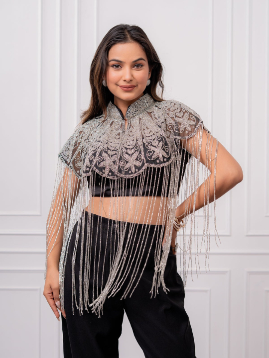 Silver Mirage Tubelight Cape