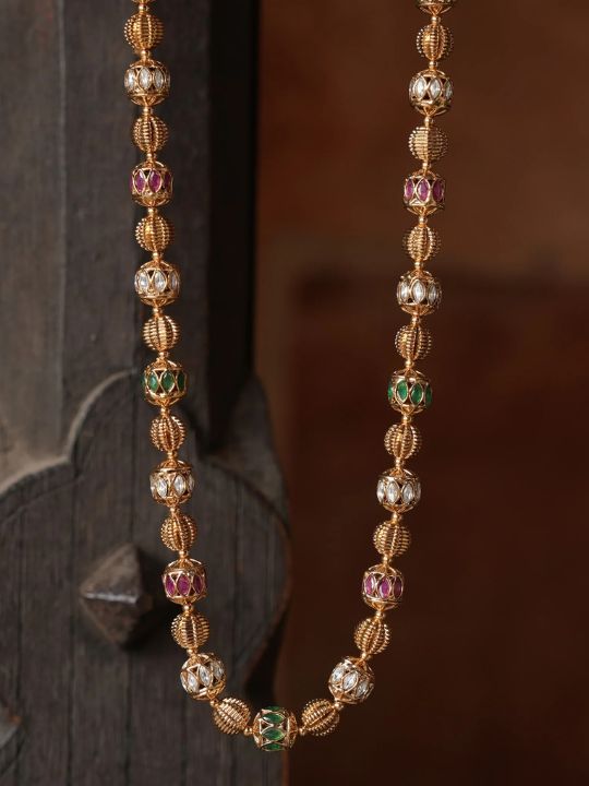 Nilima Multicolour Chain Necklace Set