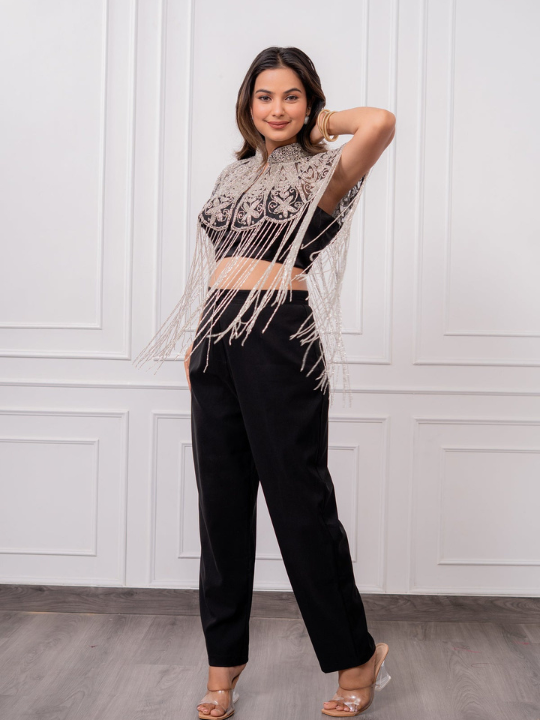 Silver Mirage Tubelight Cape