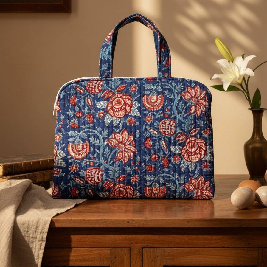 Handmade Quilted Laptop Bag