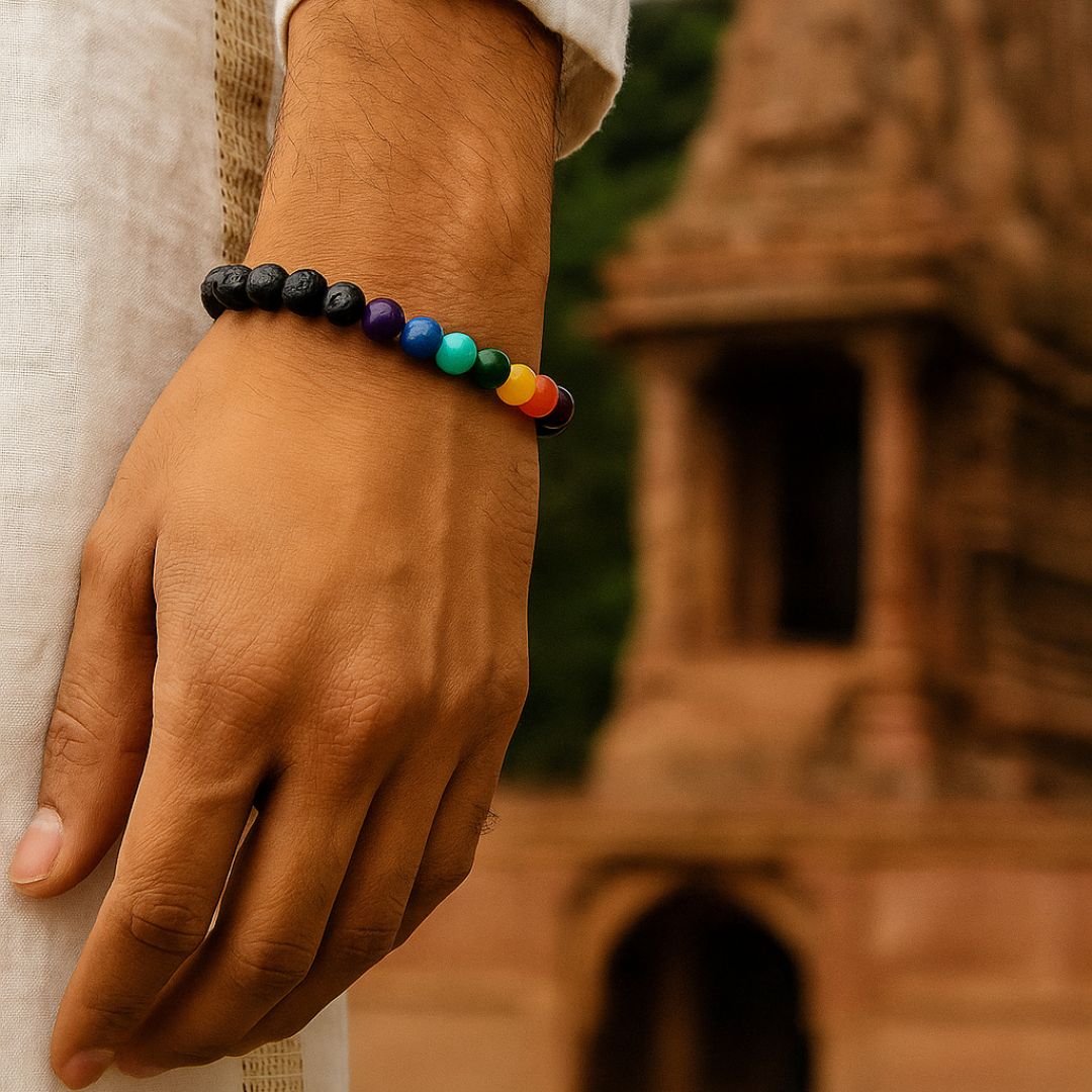 7 Chakra Energy Bracelet with Certified Natural Stones