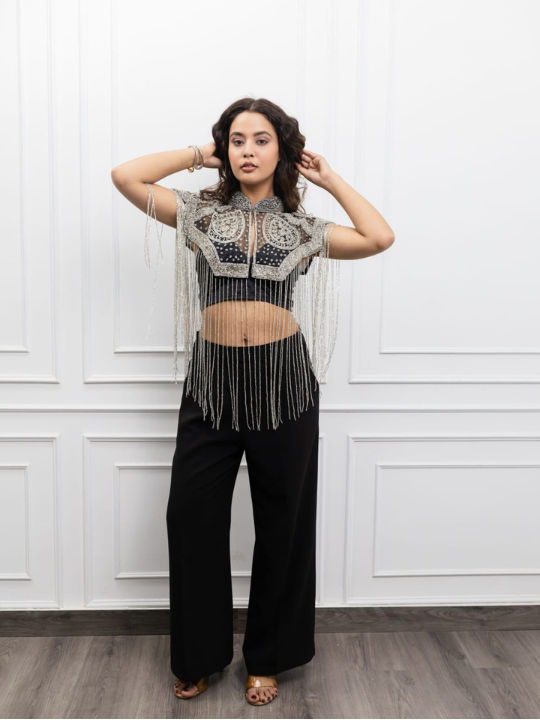 Moonlight Silver tubelight cape