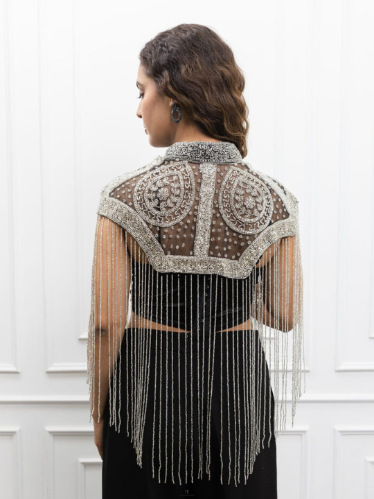 Moonlight Silver tubelight cape