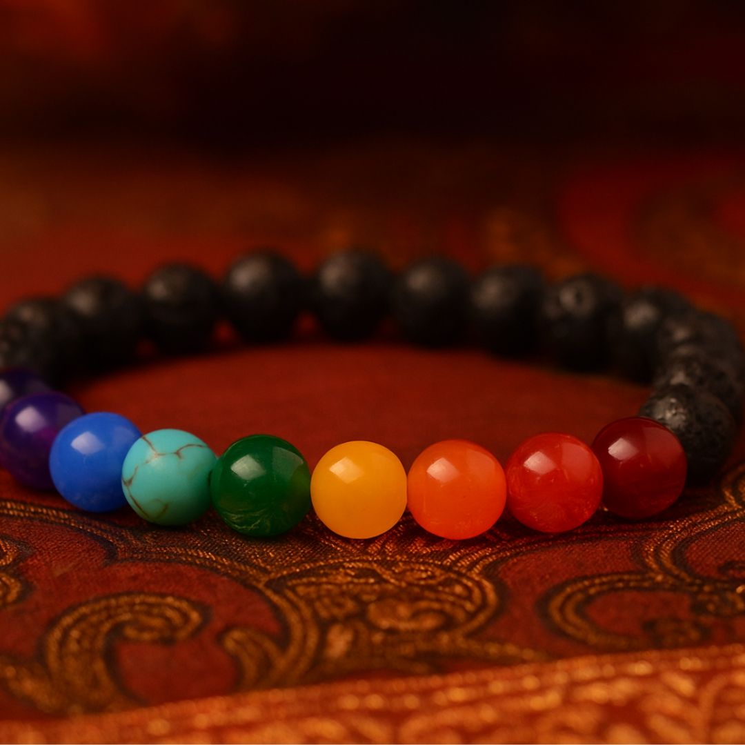 7 Chakra Energy Bracelet with Certified Natural Stones