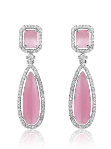 Blush Dangler earrings - Pink