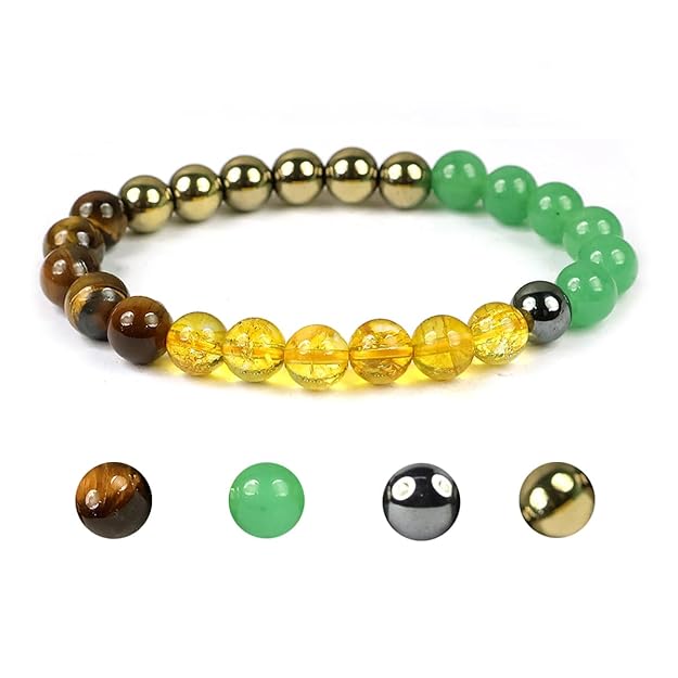 Money Magnet Bracelet with certified stones