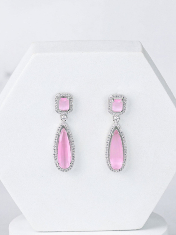 Blush Dangler earrings - Pink