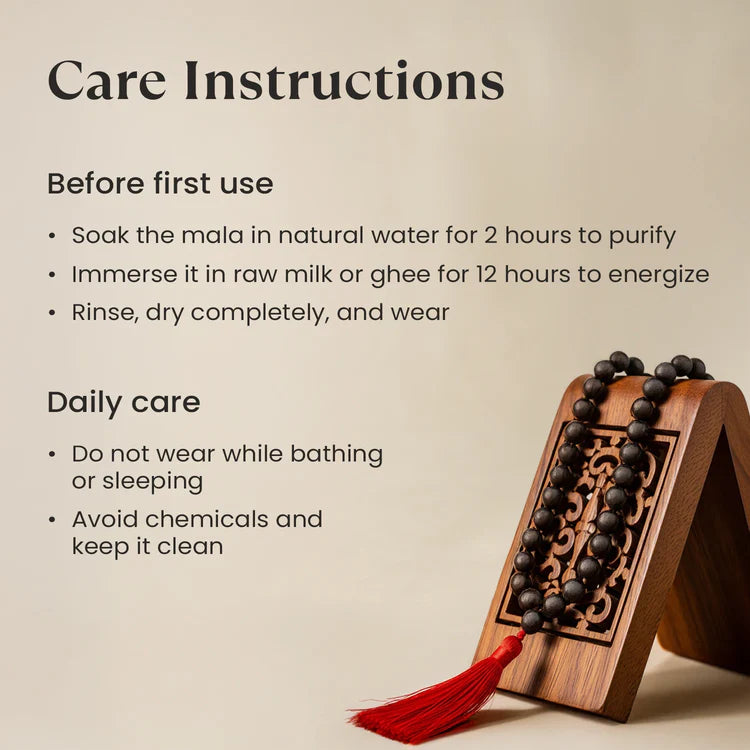 Karungali Mala 108-Beads with certificate