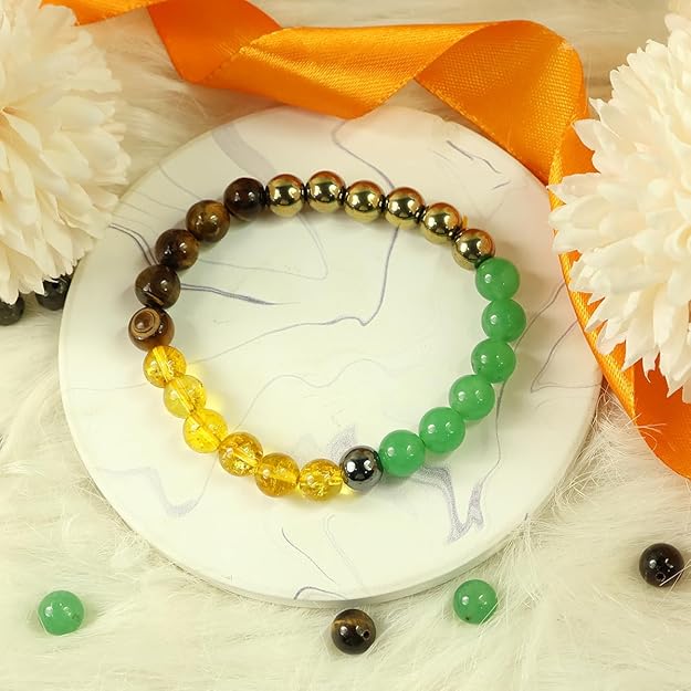 Money Magnet Bracelet with certified stones