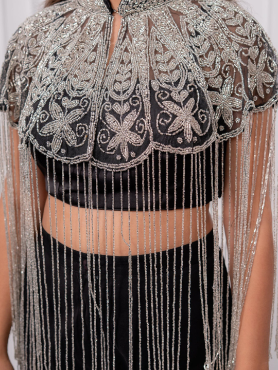 Silver Mirage Tubelight Cape