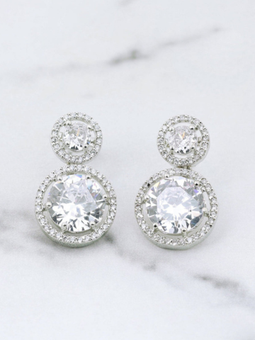 Azra Earrings - White