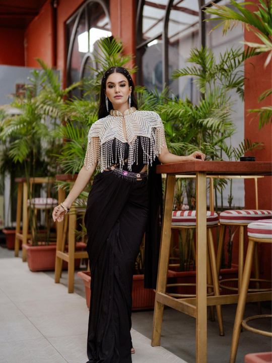 White Golden Pearl Cape