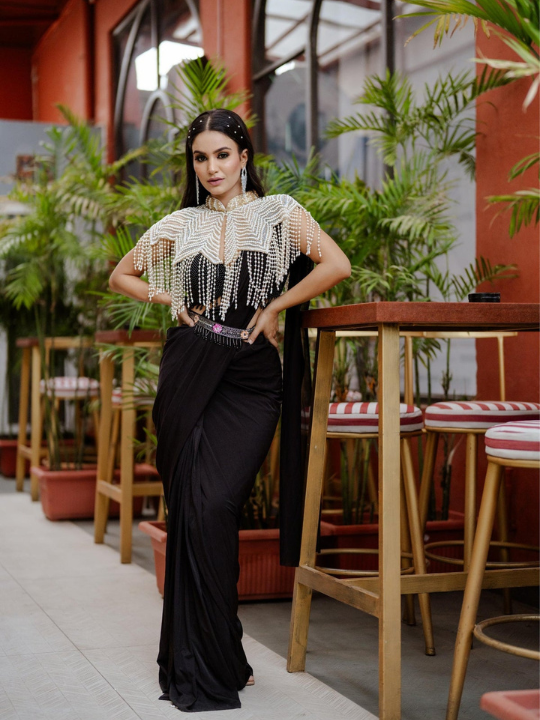 White Golden Pearl Cape