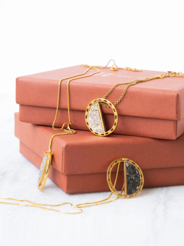 Ardha Chandra : Half Moon Pendant