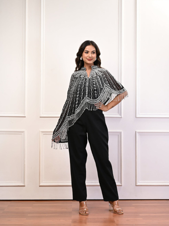 Silver Butterfly Cape