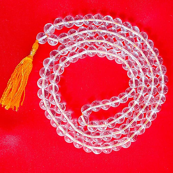 Sphatik Mala | Sphatik Jaap Mala 108 Beads 6mm