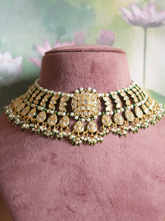 Savan Kundan Necklace Set