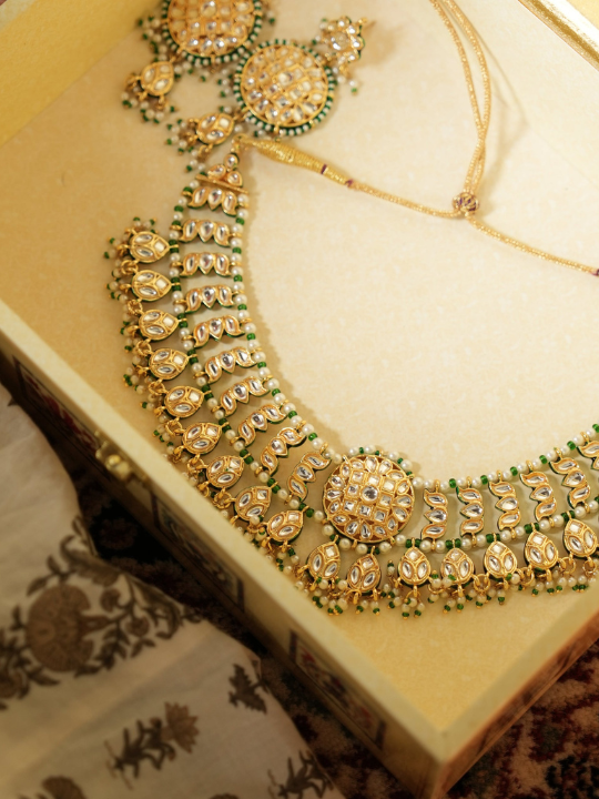 Savan Kundan Necklace Set
