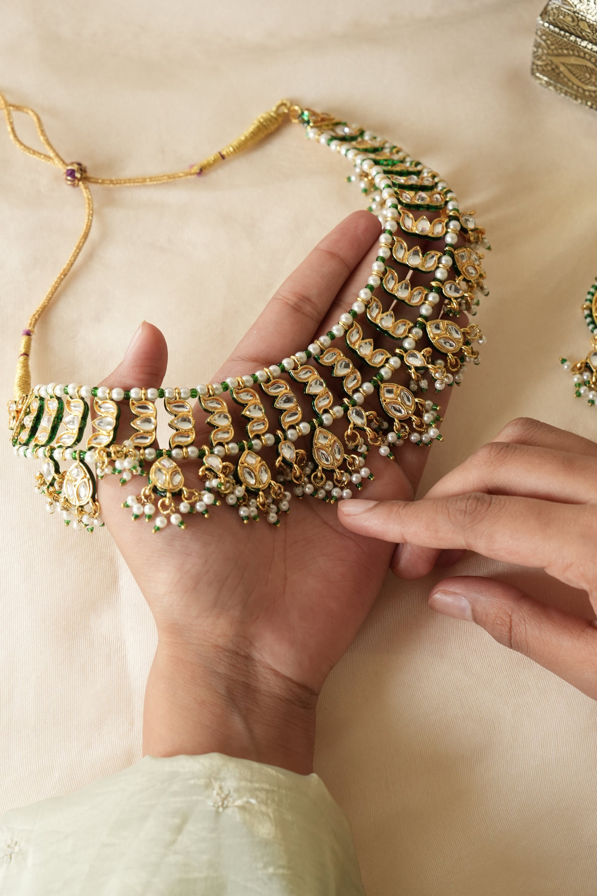 Vasant Kundan Necklace Set