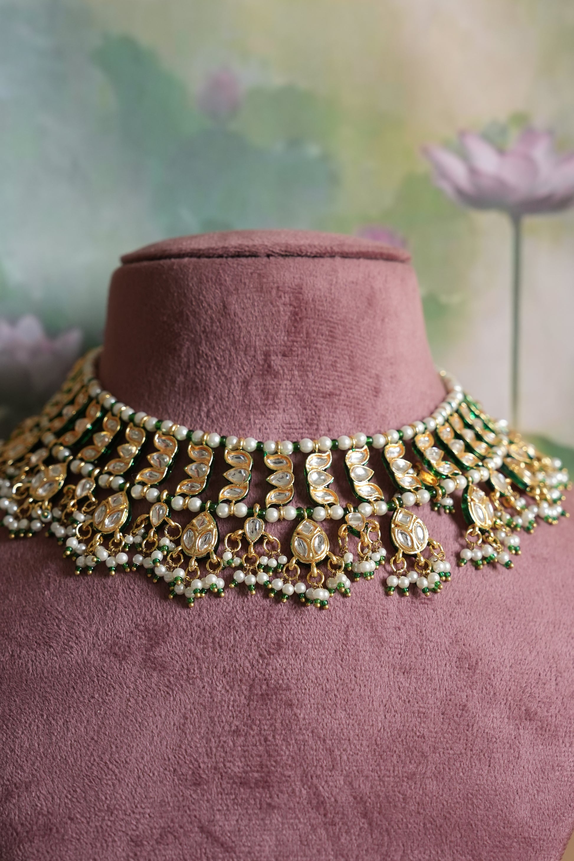 Vasant Kundan Necklace Set