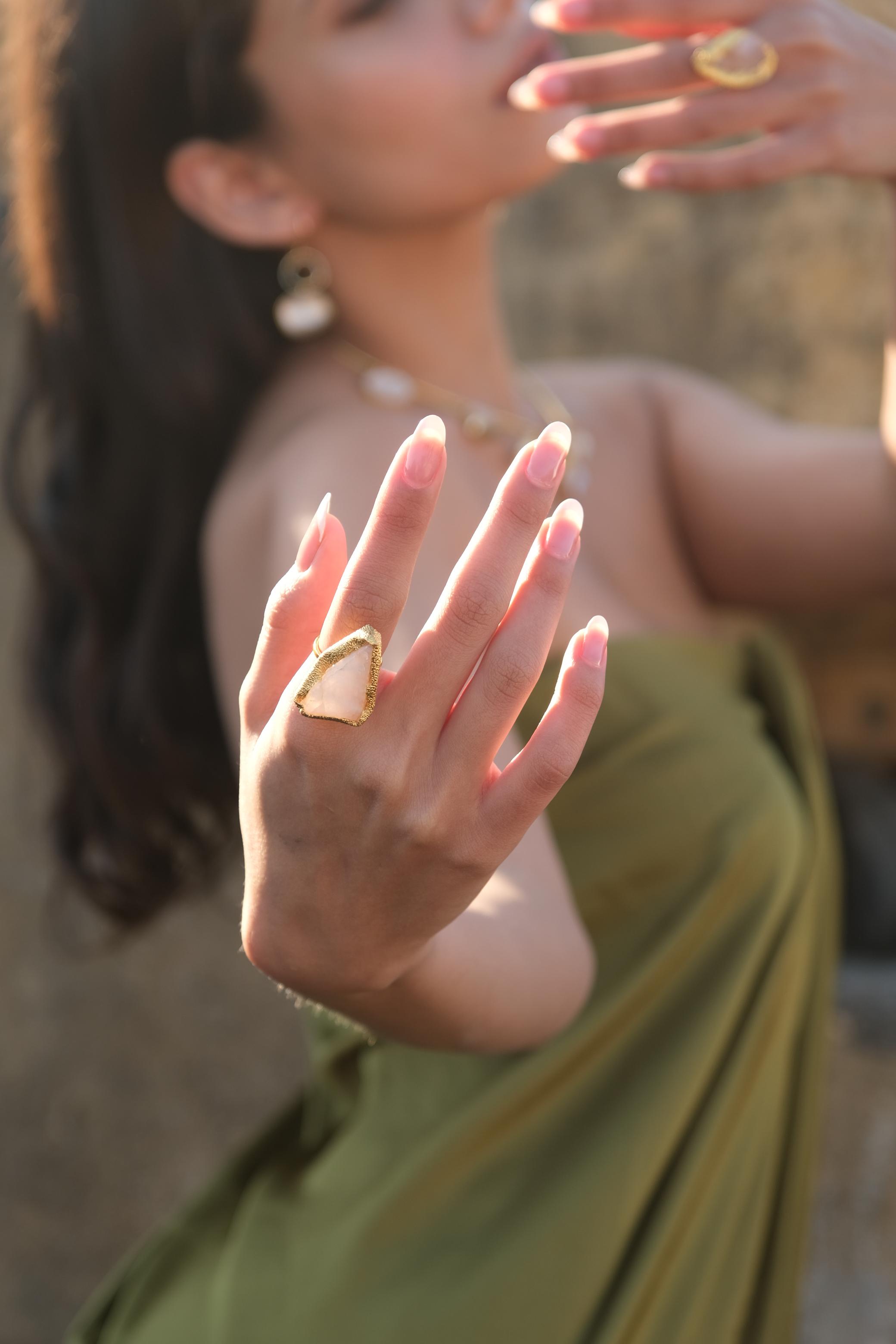 Avarta Rose Quartz Ring