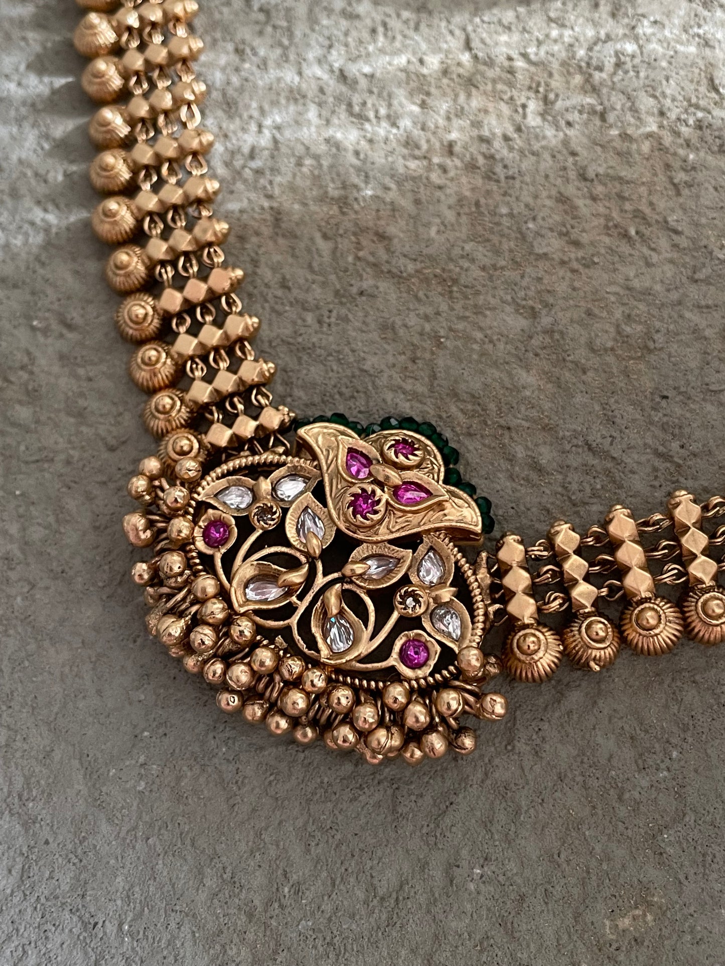 Saloni Antique Ghungroo Only Necklace