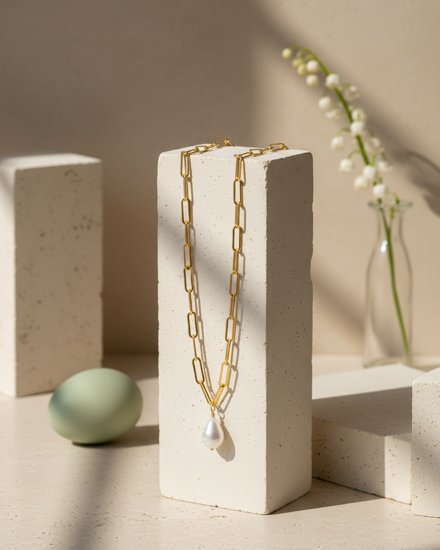 Gautami – Baroque Pearl Chain