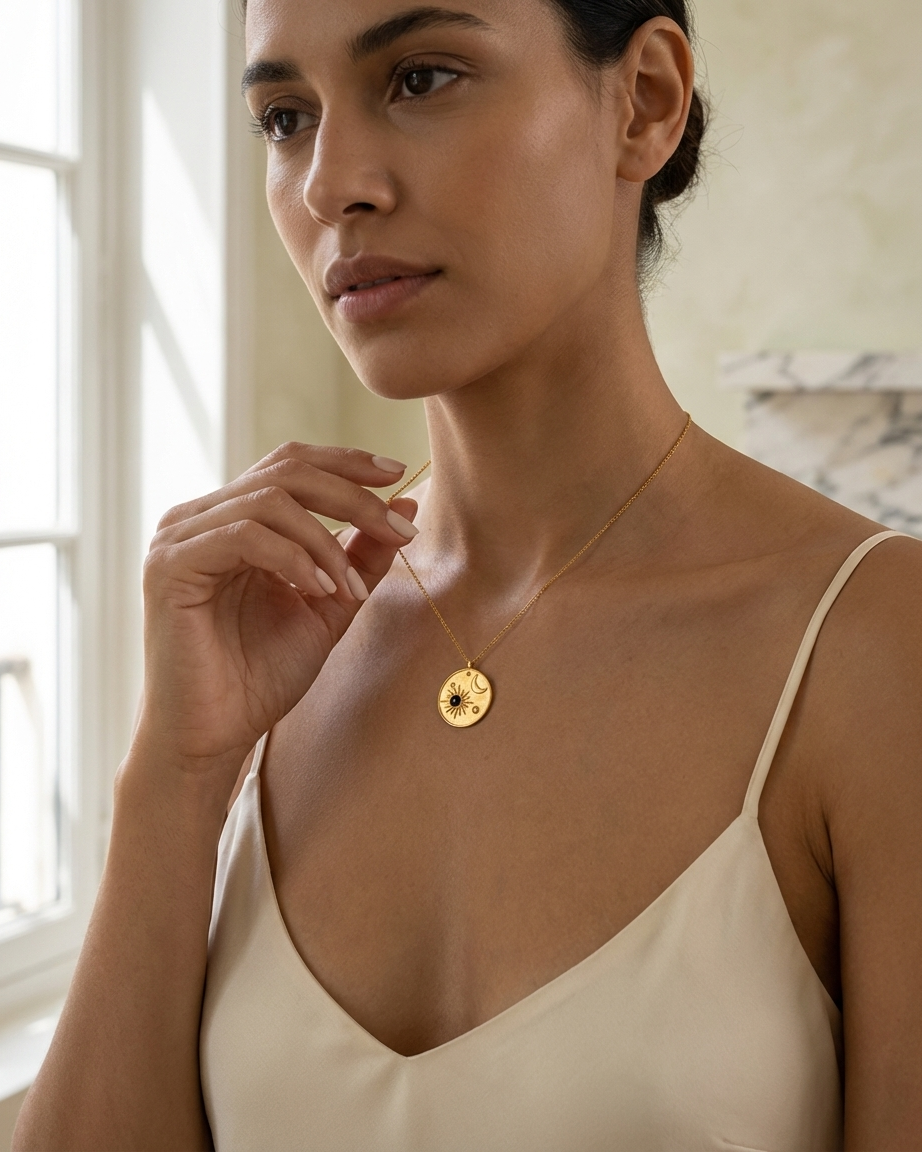 Zira : Sun Moon Pendant