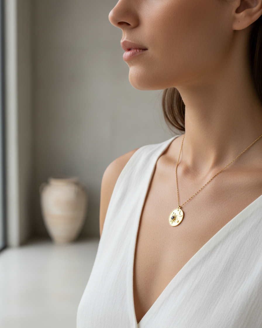 Zira : Sun Moon Pendant