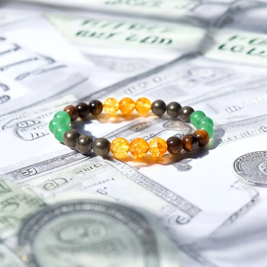 Money Magnet Bracelet with certified stones