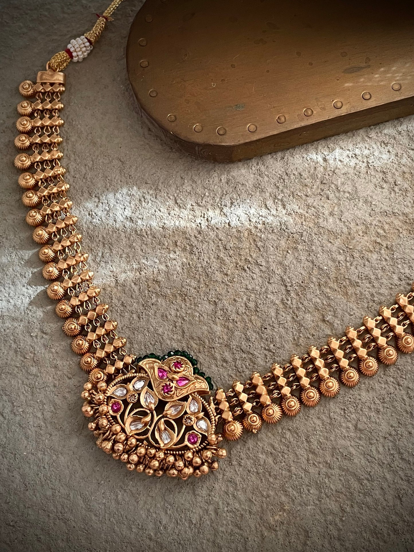 Saloni Antique Ghungroo Only Necklace