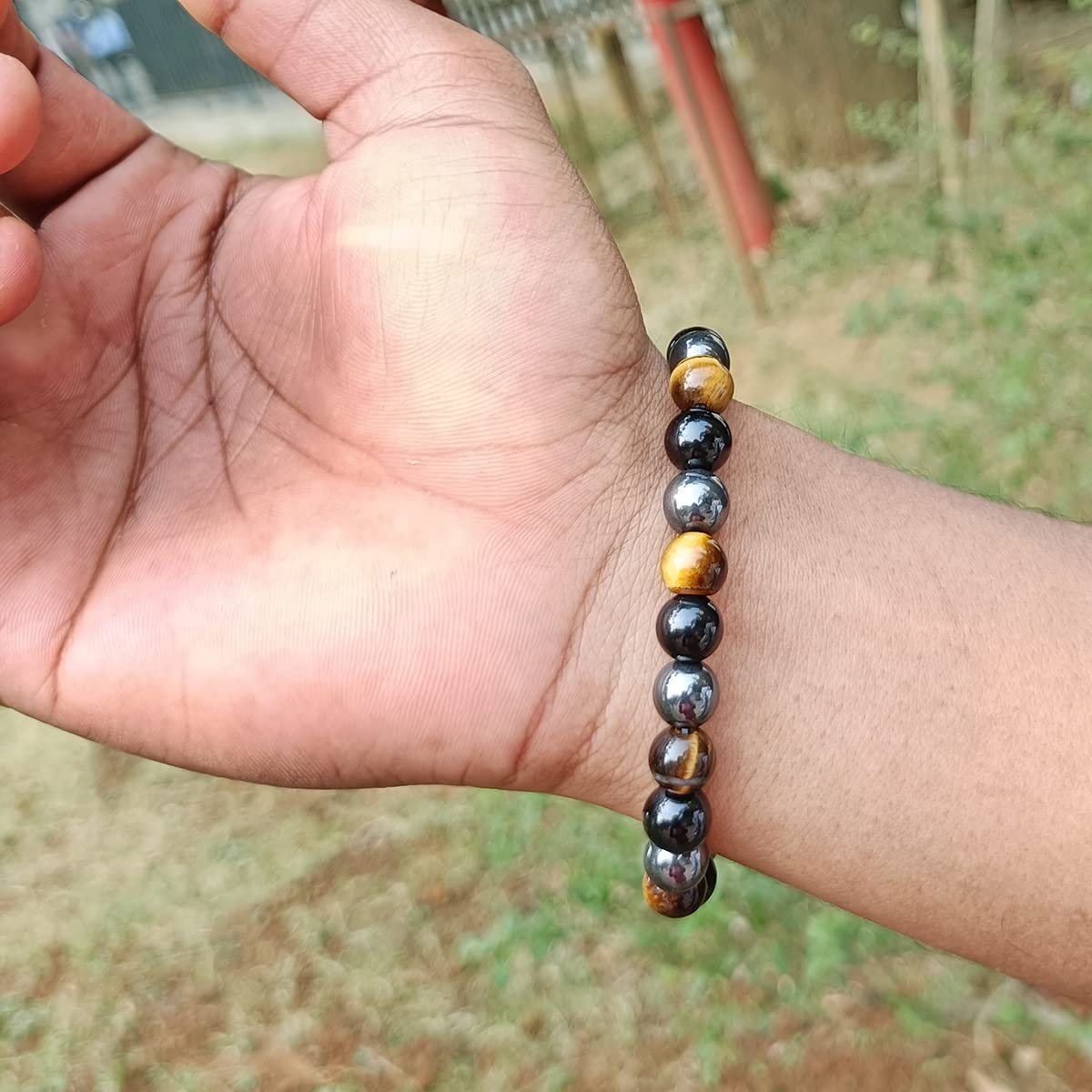 Triple Protection Bracelet with certified natural stones