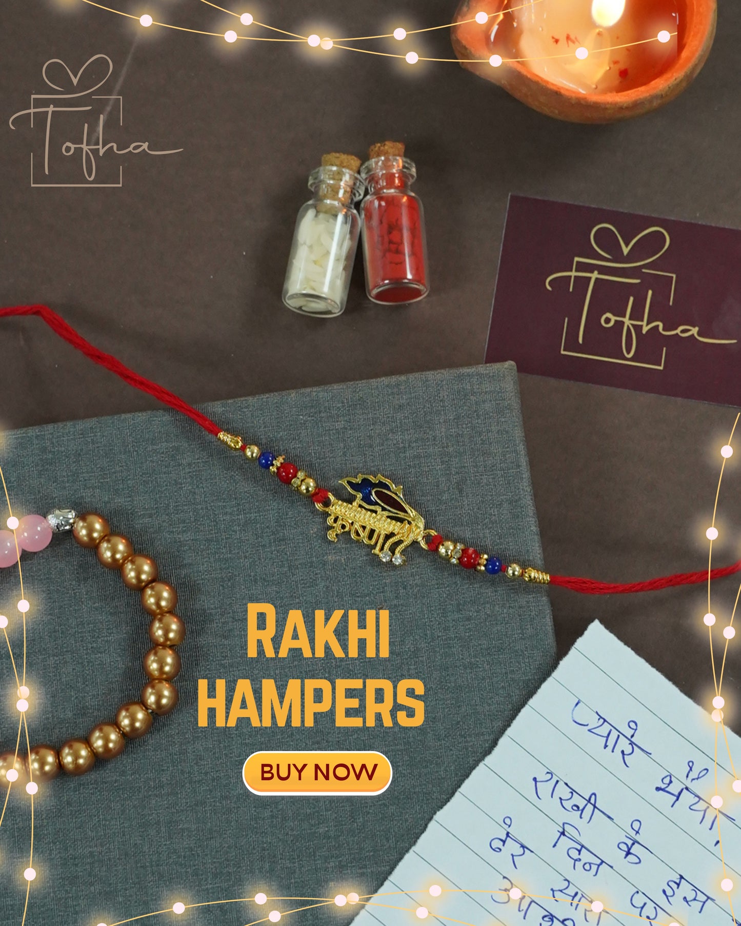Symbols of God Rakhi Combo (Set of 4)