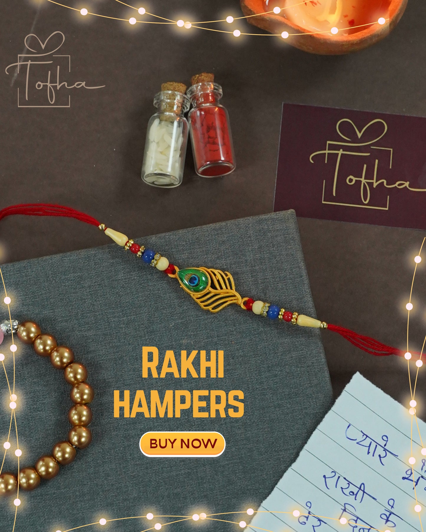 Symbols of God Rakhi Combo (Set of 4)