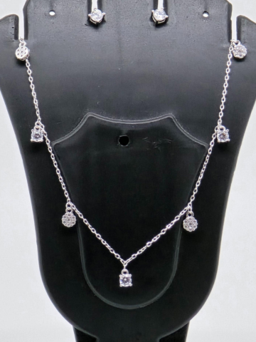NECKLACE SET SILVER 92.5