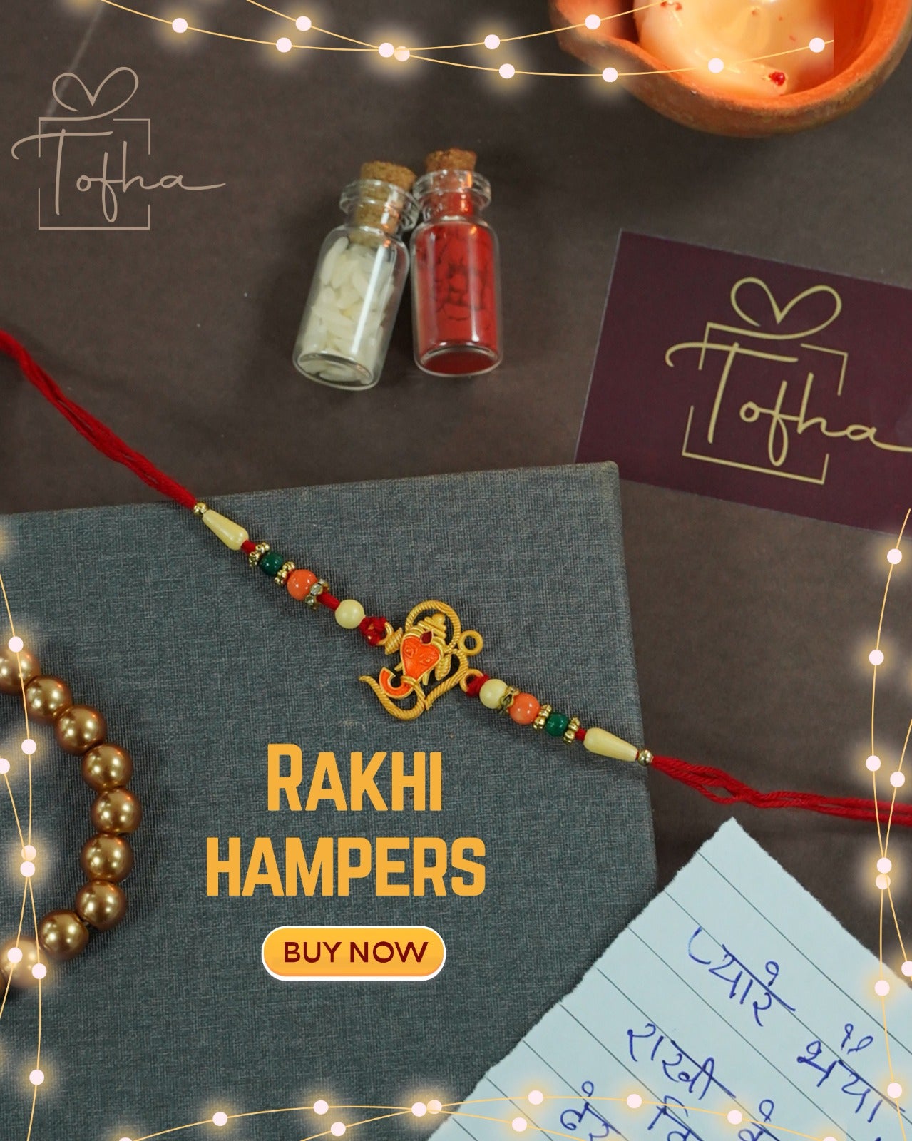 The Elegant Rakhi Combo (Set of 4)