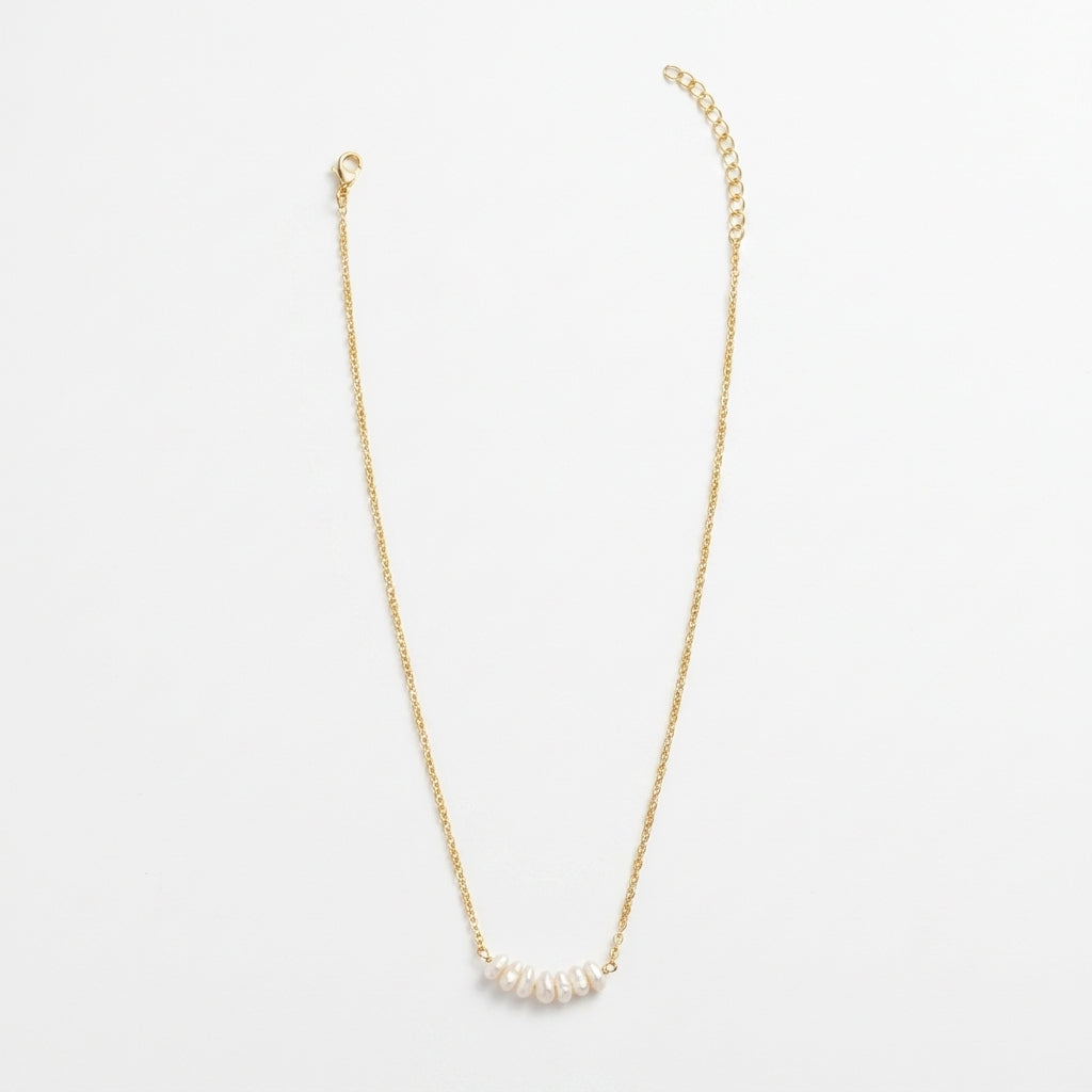 Celeste Pearl Drop Necklace