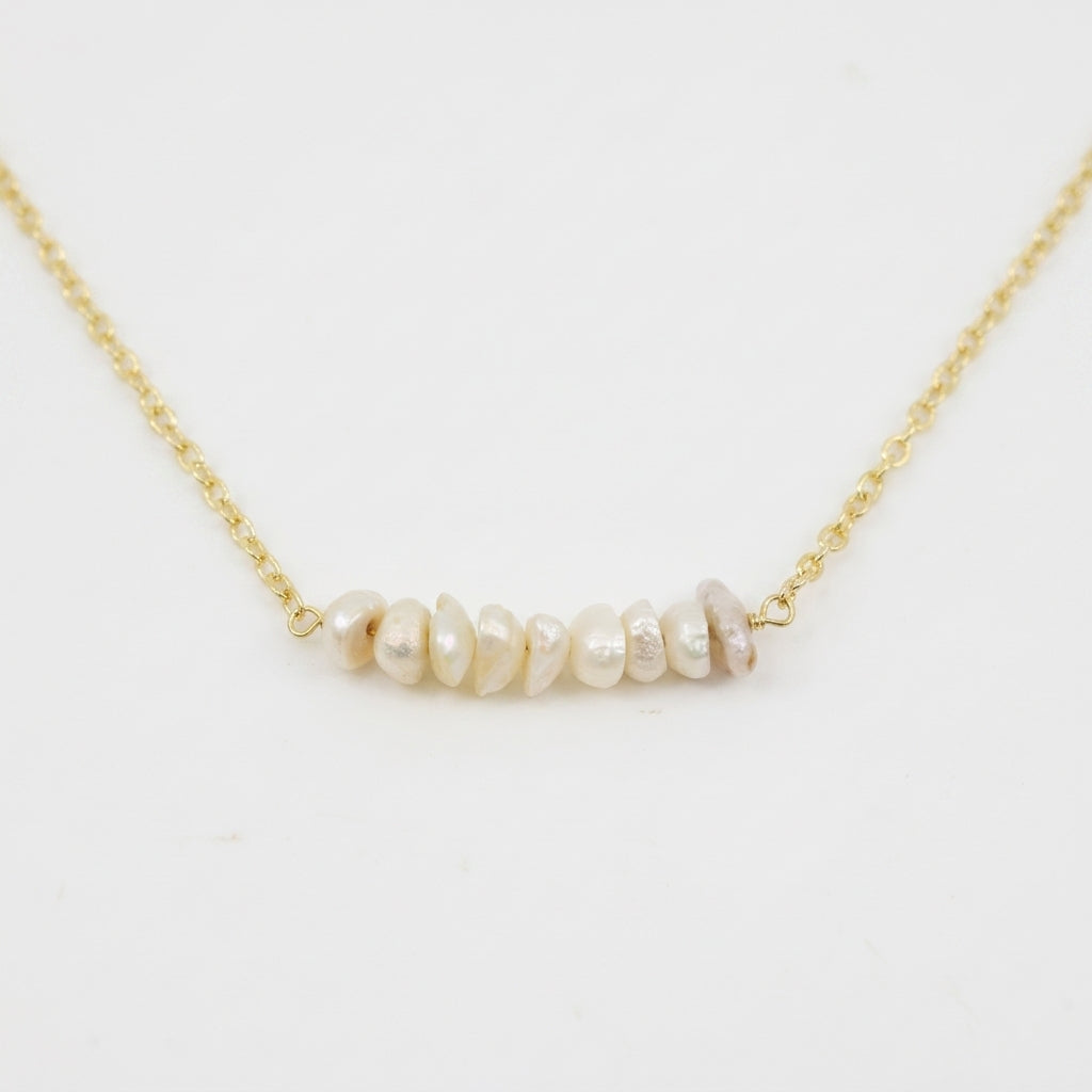 Celeste Pearl Drop Necklace