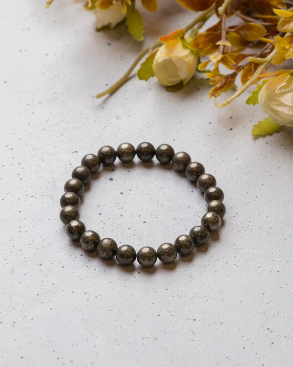 Raw Pyrite Bracelet